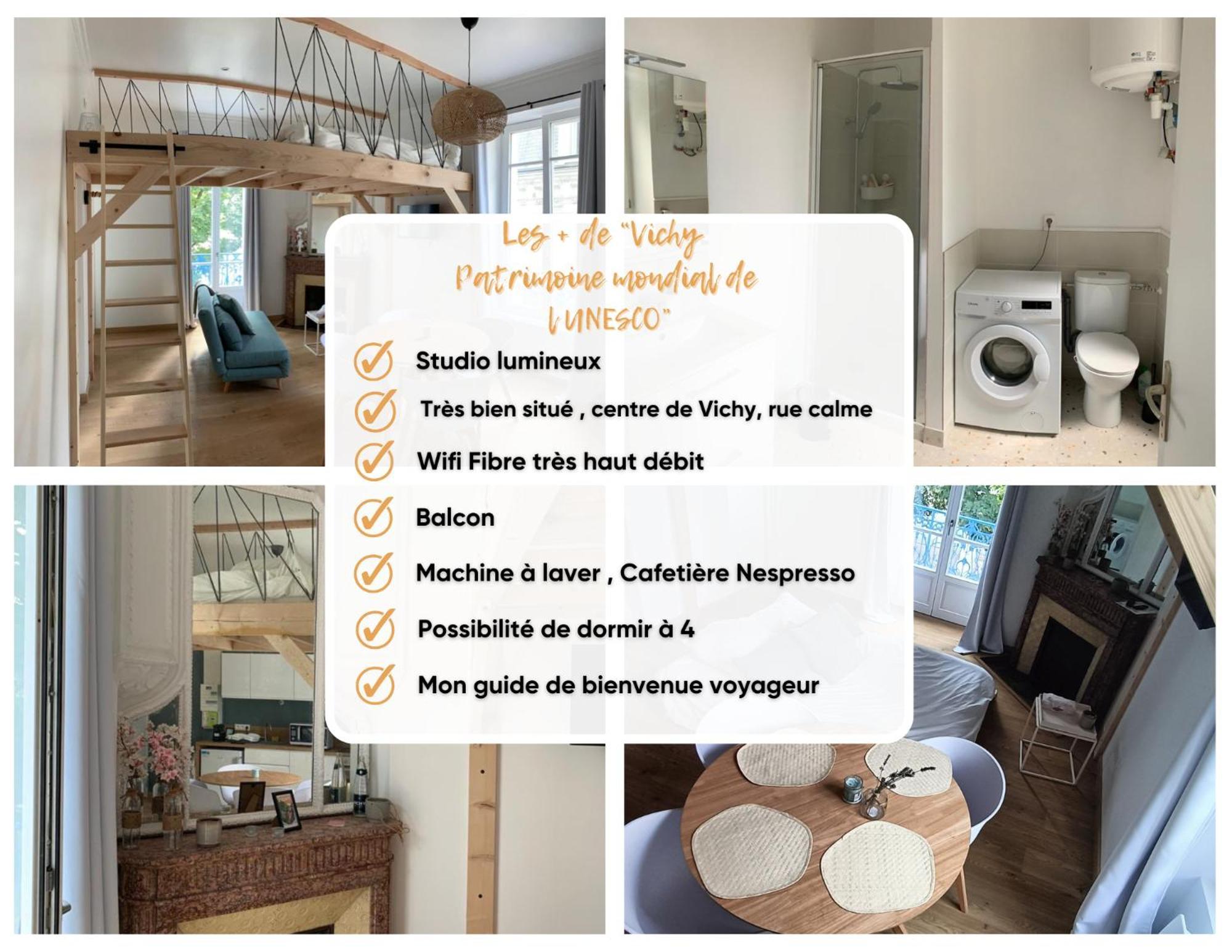 Studio Vichy Patrimoine Mondial Villa Marie Celine المظهر الخارجي الصورة